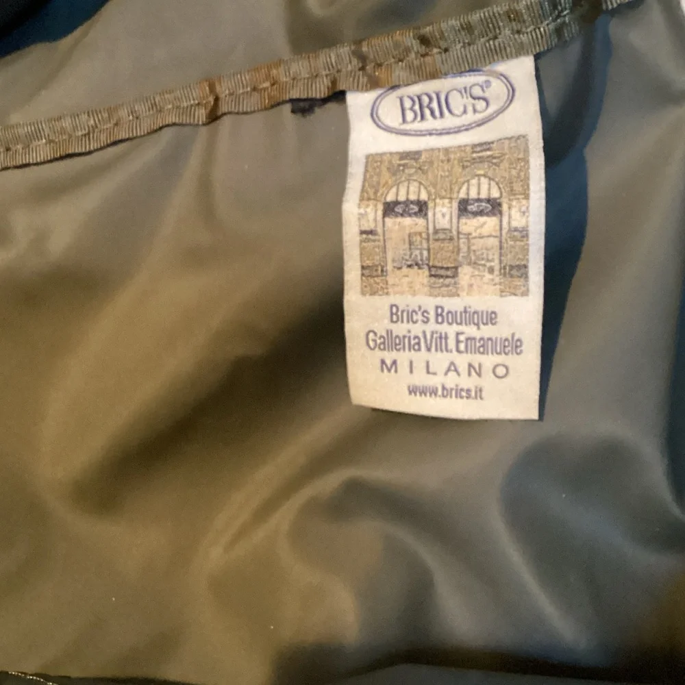 Bric's X-bag Olive and Tan Duffel Bag
